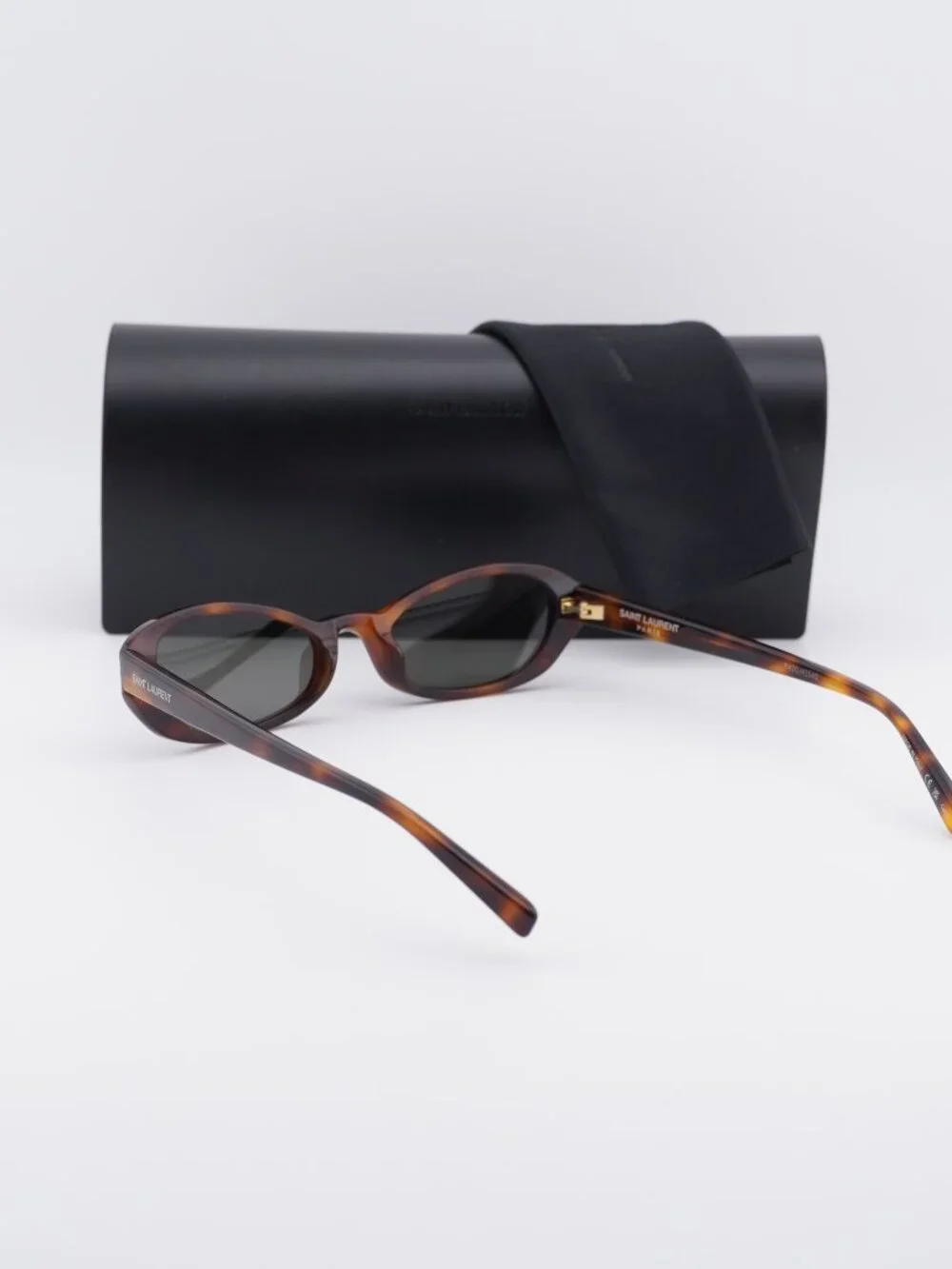 Saint Laurent SL871 SUE 004 Women Rectangle Sunglasses - Havana\Grey
